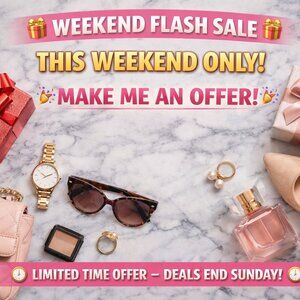 ✨ WEEKEND ONLY — MAKE ME AN OFFER! ✨ I’m accepting reasonable offers all weekend